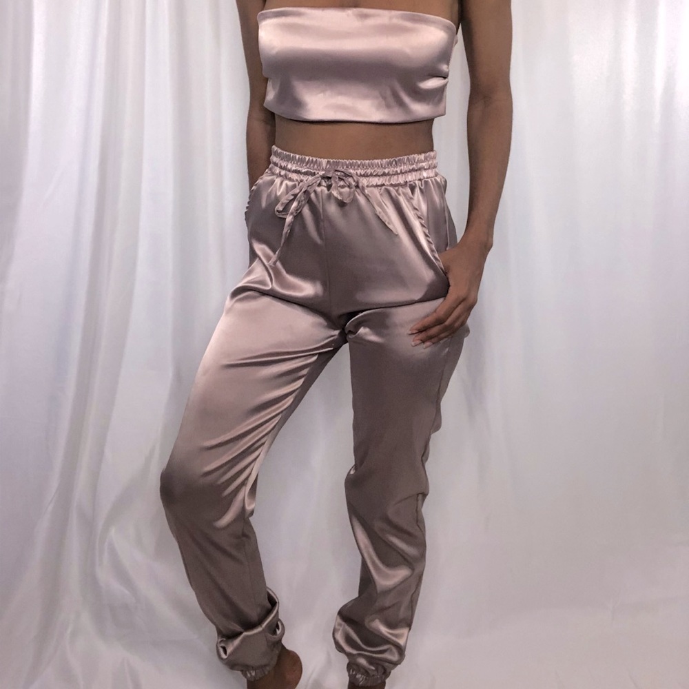 Tube Top & Jogger Set
